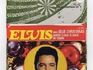 ELVIS PRESLEY 45 & PS SEALED WITH HEADER CARD Blue Christmas MINT