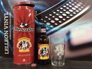 Status Quo Ltd Ed. Beer Gift Tin, Pint Glass, Emptied  Lager Bottle
