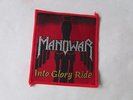 Original MANOWAR Into Glory Ride 1980's Sew on Badge / Patch