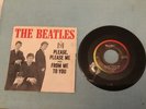 BEATLES VJ 581 PLEASE PLEASE ME TRANSITIONAL VJ OVAL & BRACKET + PICTURE SLEEVE