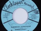 Reggae 45 BONNIE & RICKY Bushweed Corntrash CLOCKTOWER VG+ HEAR
