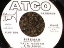 Excellent 1960s PROMO Soul 45 - VALA REEGAN & VALARONS 