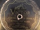 Victor 38548 FRANK STOKES w fiddle   Bunker Hill Blues  1929 78 rpm