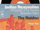 THE RAIDERS INDIAN RESERVATION 1970 RARE RECORD GERMAN 7