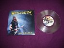 SP 7' MEGADETH / ROCK IN RIO 2010 / RARE ONLY 50 COPY CLEAR VINYL / 02/50