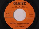 PAUL GRADY: Baby Boy & Girl From Home / Darlin', I Understand 45 Hear