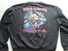 IRON MAIDEN NO PRAYER/CRUNCH OFFICIAL 1990 SWEAT