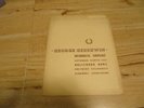 GEORGE GERSHWIN MEMORIAL CONCERT PROGRAM 09/08/1937 AND ORIGINAL MINT LP