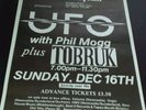 UFO ORIG` POSTER 80`S TOBRUK - NEWCASTLE MAYFAIR HEAVY ROCK HEAVY METAL DAMNED