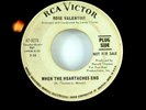 Rose Valentine - Soul Promo 45 RPM RCA - When The Heartaches End  F1