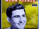 WEBB PIERCE 1st ALBUM/IN THE JAILHOUSE MEGA-RARE ORIG'55 DECCA BLACK LBL MONO LP
