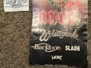 AC/DC 1981 Donington Park Monsters of Rock Programme & Ticket Stub (Whitesnake)