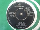 The Beatles - Let It Be 1970 UK 45 PARLOPHONE EXPORT P-R 5833 MINT-