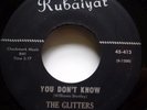 the GLITTERS 45 Lighten Up Slim / You Don't know RUBAIYAT Doowop MINT-   Pj312