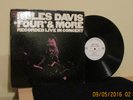 Miles Davis WLP LP on Columbia #CL 2453, Four and More, Recorded Live in Concert