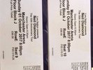 Neil diamond concert tickets x2