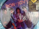 Bon Jovi ORIG US Picture Disc LP Slippery when wet EX ’86 Polygram Heavy Metal  
