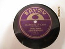 CHARLIE PARKER AND THE BE BOP BOYS WARMING UP A RIFF SAVOY  78 RPM