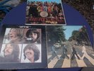 Original Beatles LP's (3) - Let It Be, Abby Road & Sgt. Peppers Lonely Hearts