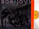 BON JOVI slippery when wet (1st uk & lyric inner) LP VG/VG VERH 38 hard rock