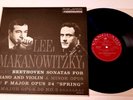 MAKANOWITZKY LEE BEETHOVEN LP Sonatas 4,5(Spring),8 VANGUARD VRS-1038 VG++ RARE