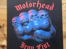 Motorhead 'Iron Fist' Vinyl LP  1982, Original UK pressing