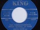 Reggae 45 PRINCESS BUSTER Ten Commandments From Woman to Man KING HEAR