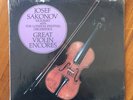 Josef Sakonov  Great Violin Encores  London SPC-21089  SEALED