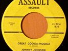 R&B 45  JOHNNY JOHNSON  GREAT COOGA-MOOGA  ASSAULT 45  SCARCE NICE