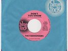 '65 NORTHERN/R&B FASHIONEERS Don't You Know/Without You BLUE ROCK M- DJ HEAR