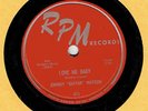 BLUES 78 : JOHNNY GUITAR WATSON ON RPM RECORDS 471 IN E- CONDITION