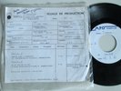 TRES RARE   French SP 45t  vinyl  (7') 1985 HERVE VILARD /TEST PRESSING