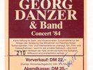 Original Ticket  GEORG DANZER  MUC 1984
