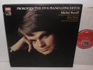 SLS 882 Prokofiev The Five Piano Concertos Michel Beroff /Kurt Mazur 3LP Box Set