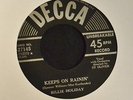 Billie Holiday Decca 27145 Keeps On Rainin’ and Them There Eyes