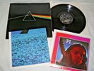 LP - Pink Floyd Dark Side of the Moon - First Press 1973 FOC Poster # cleaned -4