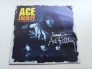 KISS ACE FREHLEY HAND SIGNED 1980s IN STORE PROMO FLAT TROUBLE WALKIN' RARE