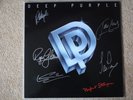 DEEP PURPLE Perfect Strangers LP signed all 5 band members Ritchie Blackmore and