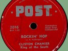 CLISTON CHANIER Rockin' Hop / Tell Me 78rpm Post 1955 Louisiana R&B