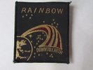 Original RAINBOW 1980's Down to Earth Heavy Metal Rock Band Sew on Badge / Patch