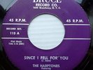 HARPTONES orig.BRUCE Recs doowop VG++ 45 Since I Fell For You / Oobidee Oo C2668