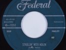 Instrumental R&B Rocker 45 JIMMY NOLEN Strollin' with Nolen FEDERAL HEAR