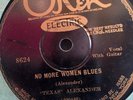 TEXAS ALEXANDER OKEH 8624 BLUES 78 RPM E LONNIE JOHNSON ON GUITAR
