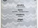 BERIO MADERNA XENAKIS KAGEL concrete electronic prospective 21e siecle 836897 LP