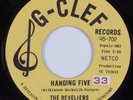 Instrumental Surf 45 REVELIERS Hanging Five G-CLEF HEAR