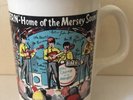 THE BEATLES Vintage Ceramic Mug THE CAVERN Mersey Beat RARE CAVERN CLUB MUG