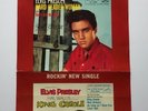 ELVIS PRESLEY-100 % ORIGINAL KING CREOLE RECORD SHOP ADVERT-
