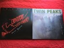 (2)Twin Peaks Soundtrack signed by David Lynch. Color variant vinyl