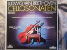 REINE FLACHOT Beethoven Cello Sonatas compl.RARE LINEN CLOTH ED1 3LP STEREO NM