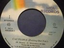 DAVID BOWIE Cat People / Paul's Theme (Moroder) 7